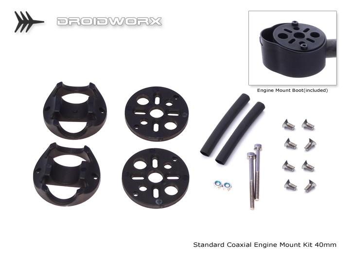Coaxial engine mount kit 40 mm