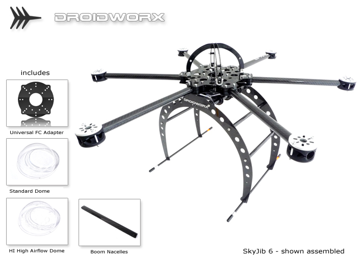 Skyjib V1 in: Frames & structures-> Droidworx - Aeronavics®-> SkyJib series