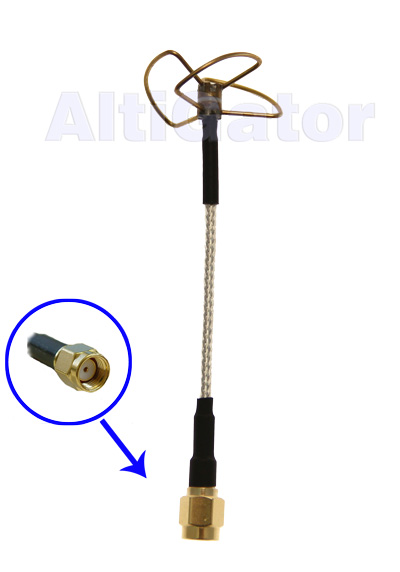 Antenne Clover Leaf 5.8GHz -2dbi - RP-SMA