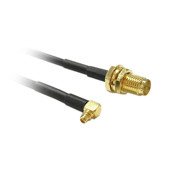 RP-SMA female to MMCX male cable - 10 cm